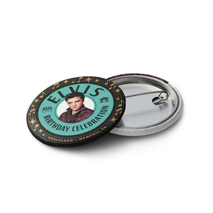 Elvis Presley 91st Birthday Pin Button Set of 5