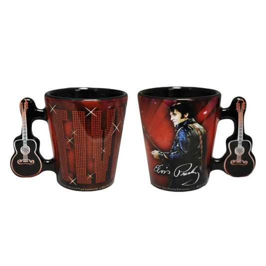 Elvis '68 Shot Glass with Guitar Handle