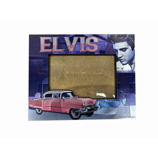 Elvis Pink Caddy 4' x 6" Metallic Picture Frame