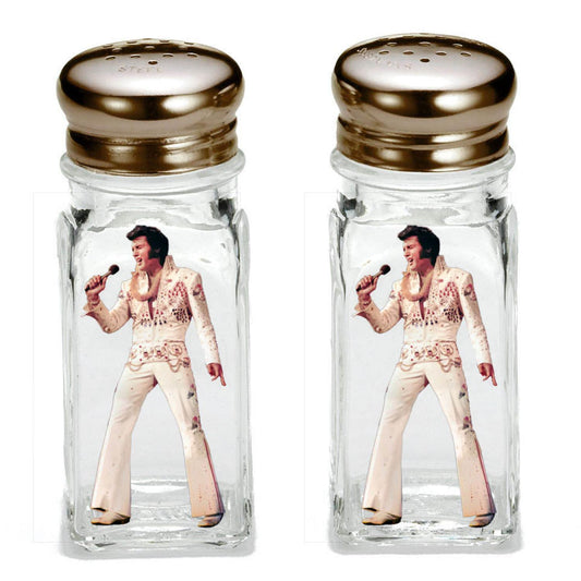 Elvis White Jumpsuit Salt & Pepper Shakers