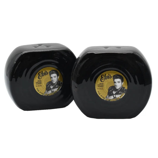 Elvis Gold Records Salt & Pepper Shakers