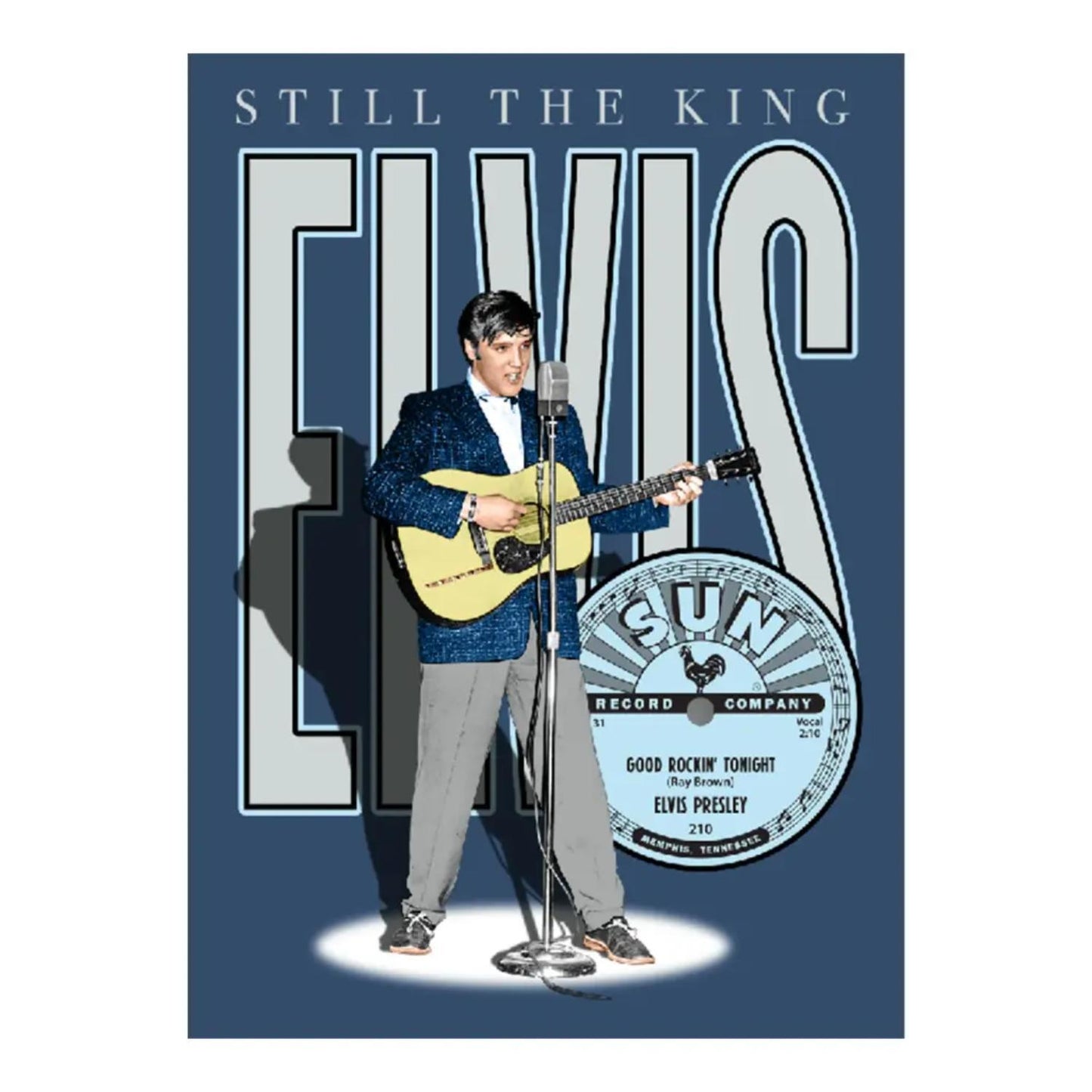 Elvis Still The King Sun Records Magnet