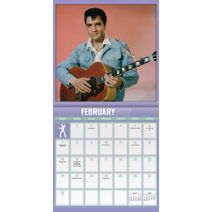 2027 Elvis Presley Mini Wall Calendar