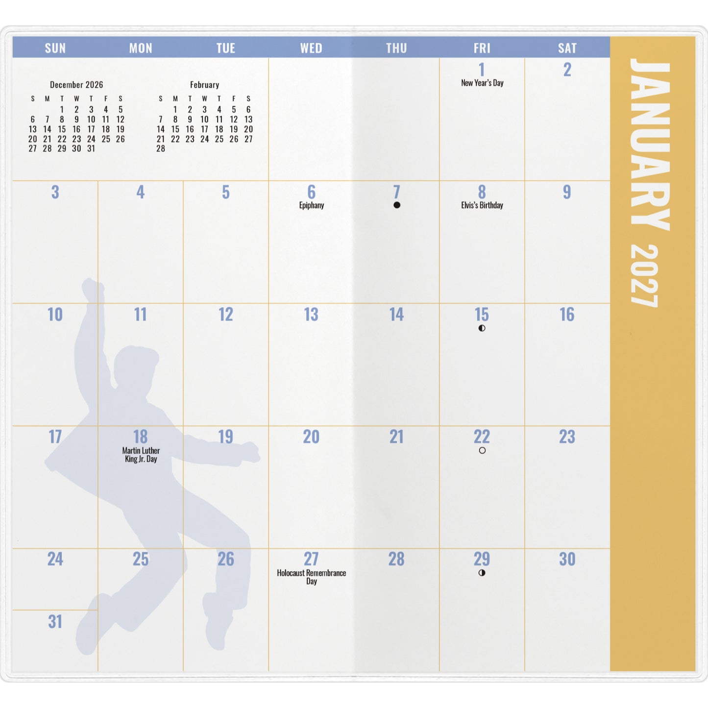 2027 Elvis Presley Pocket Calendar