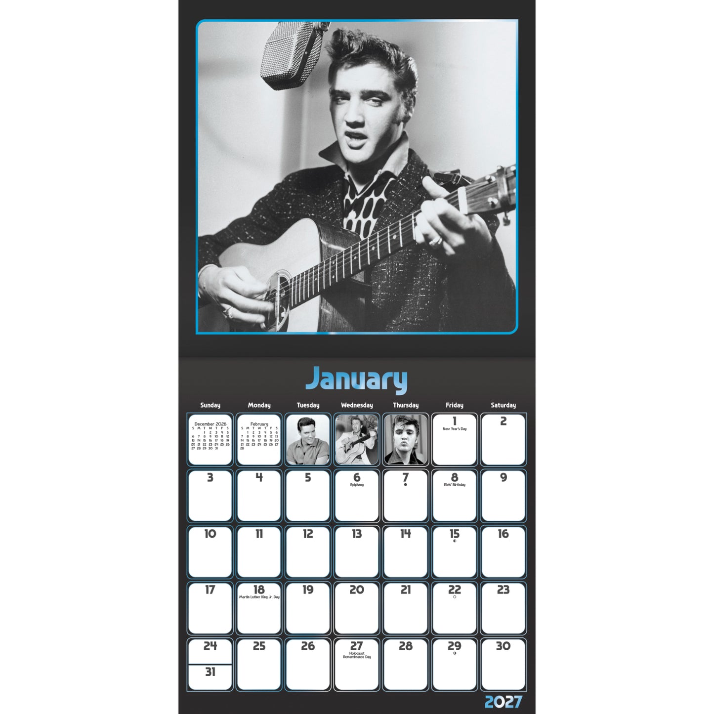 2027 Elvis Presley Collector's Edition Calendar