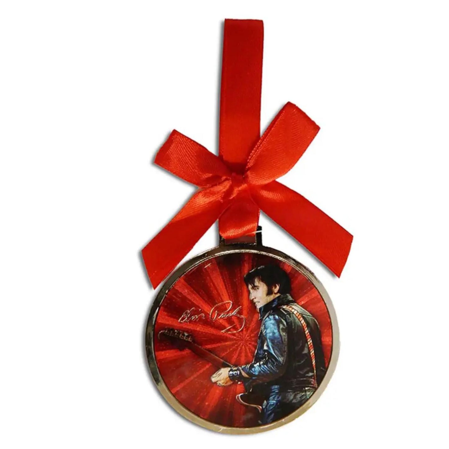 Elvis '68 Foil Name Ornament