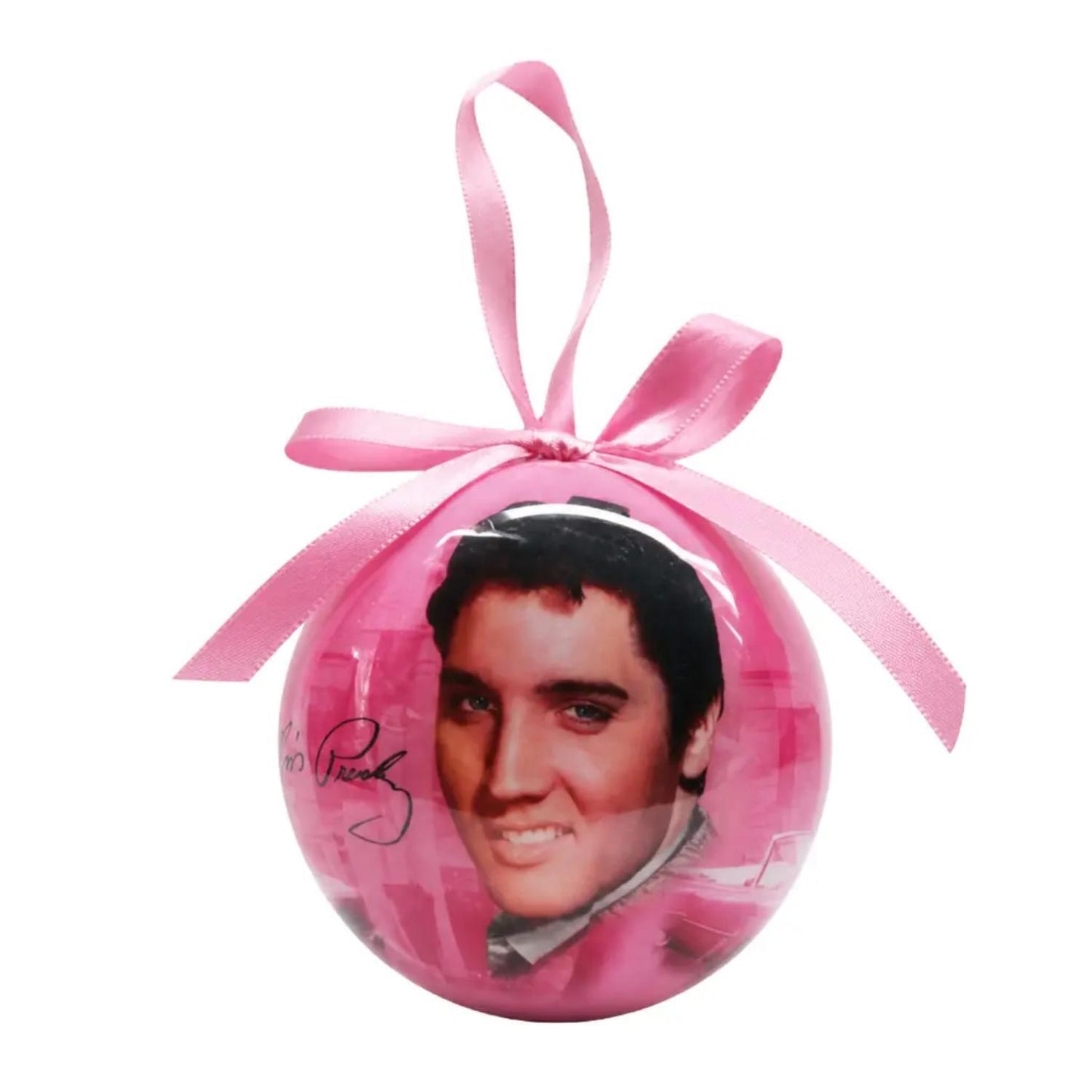 Elvis Pink Ornament Ball with Box