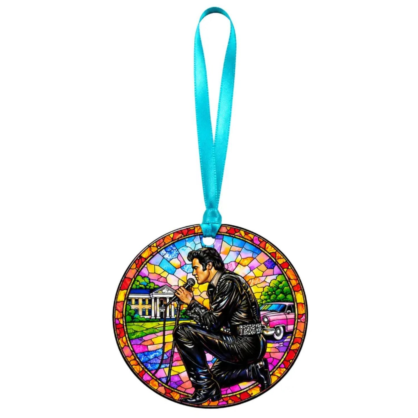 Elvis Suncatcher Acrylic Ornament