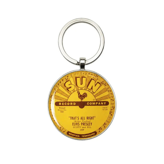 Elvis Sun Records "That's All Right" Keychain