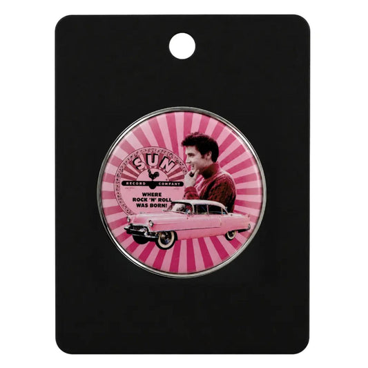 Elvis Pink Sun Records Pin