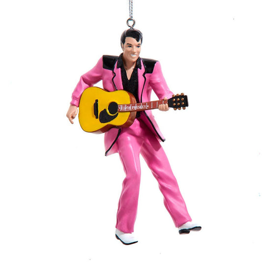 Elvis Presley In Pink Suit Ornament