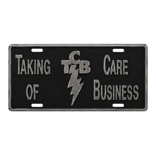 Elvis License Plate - TCB