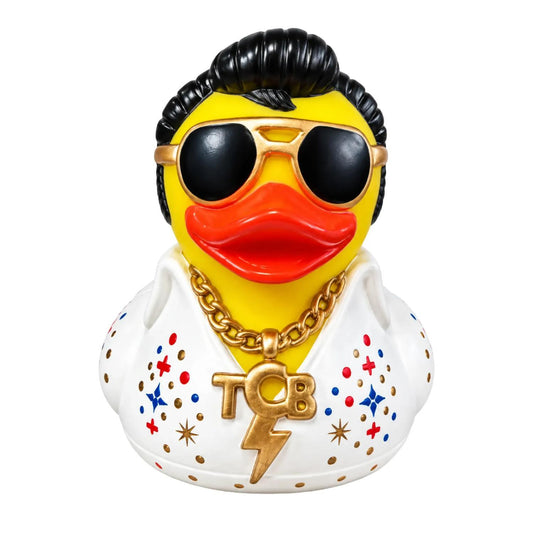 Elvis White Jumpsuit Rubber Duck