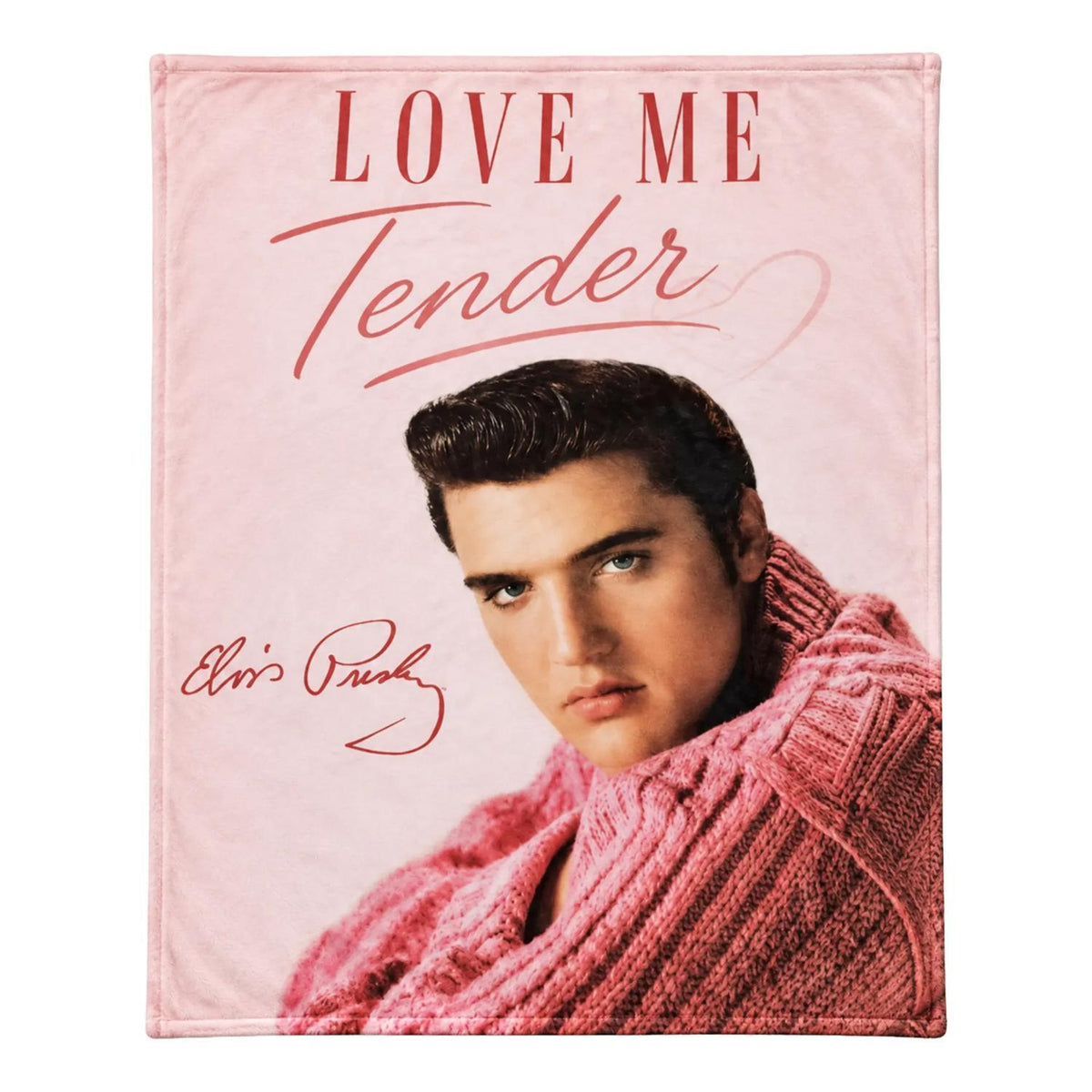 Elvis Love Me Tender Throw Blanket