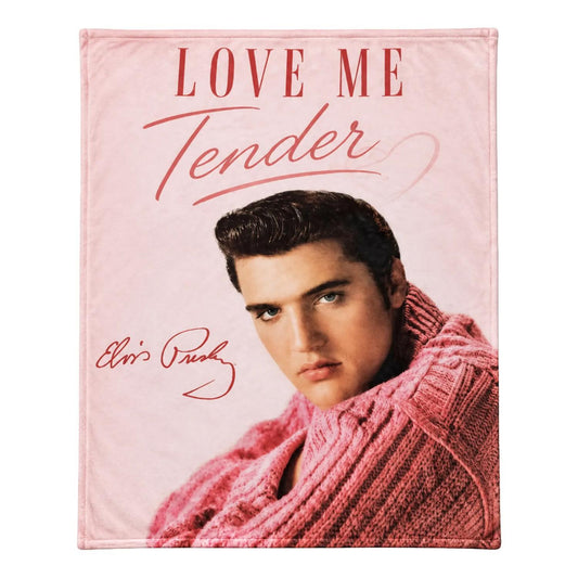 Elvis Love Me Tender Throw Blanket