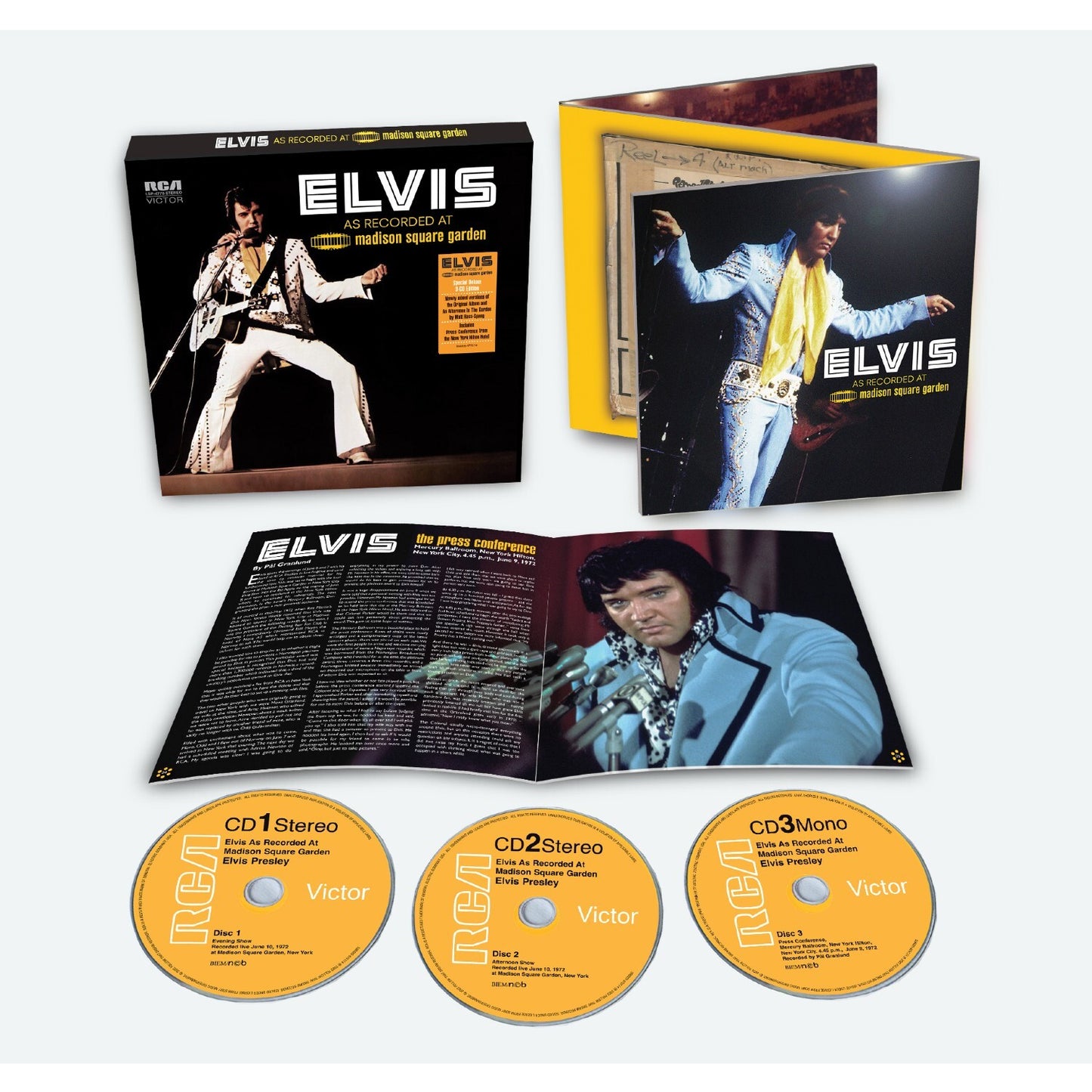 Elvis As Recorded At Madison Square Garden FTD 3 CD