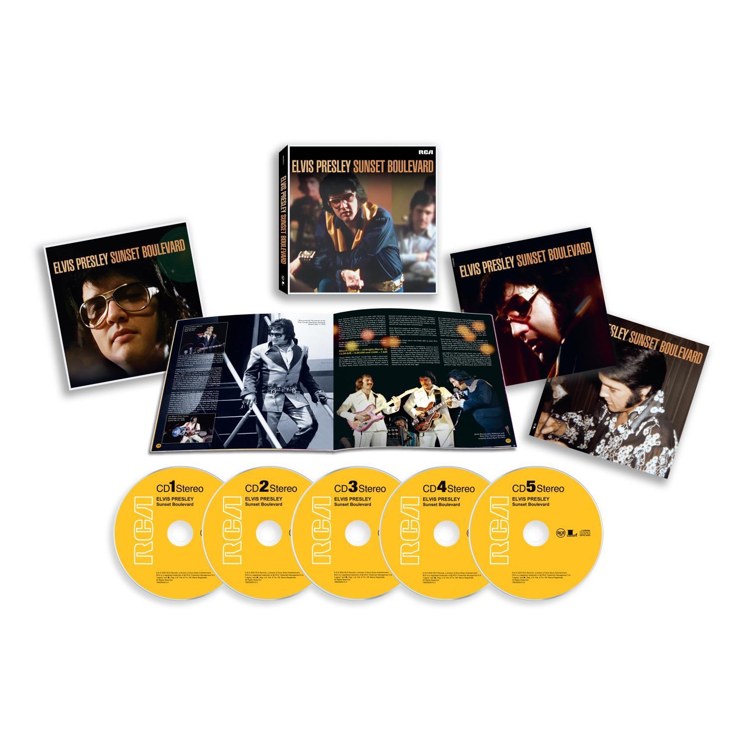 Sunset Boulevard 5 CD Box Set – Elvis Presley Complete Studio