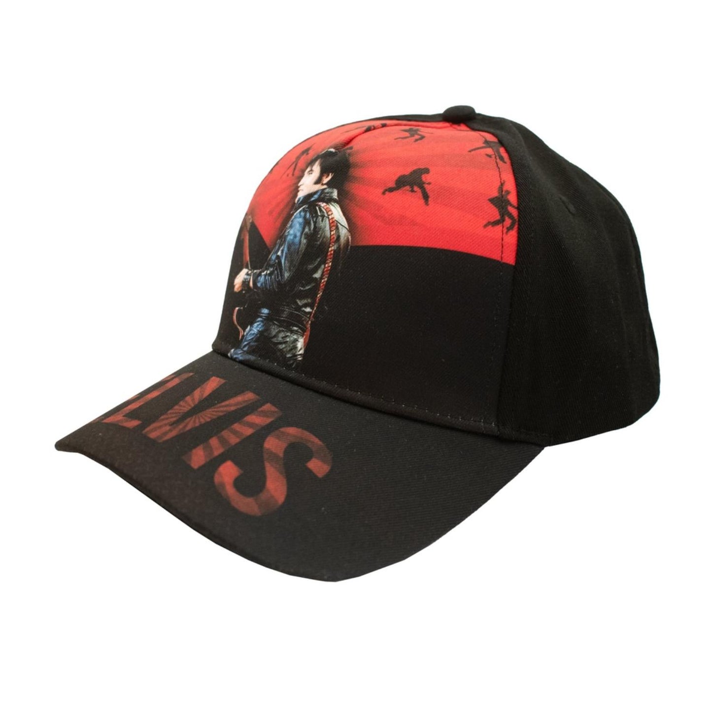 Elvis '68 Black & Red Hat