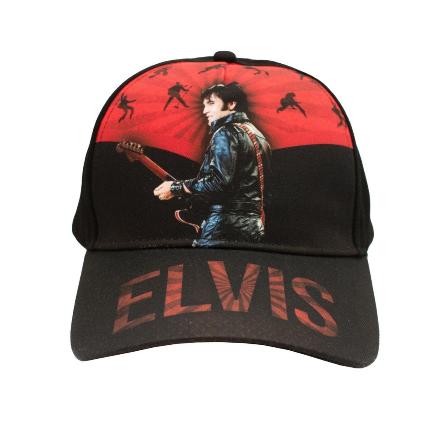 Elvis '68 Black & Red Hat