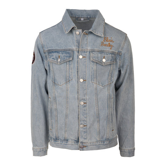 EP TCB Faith Spirit Discipline Embroidered Denim Jacket