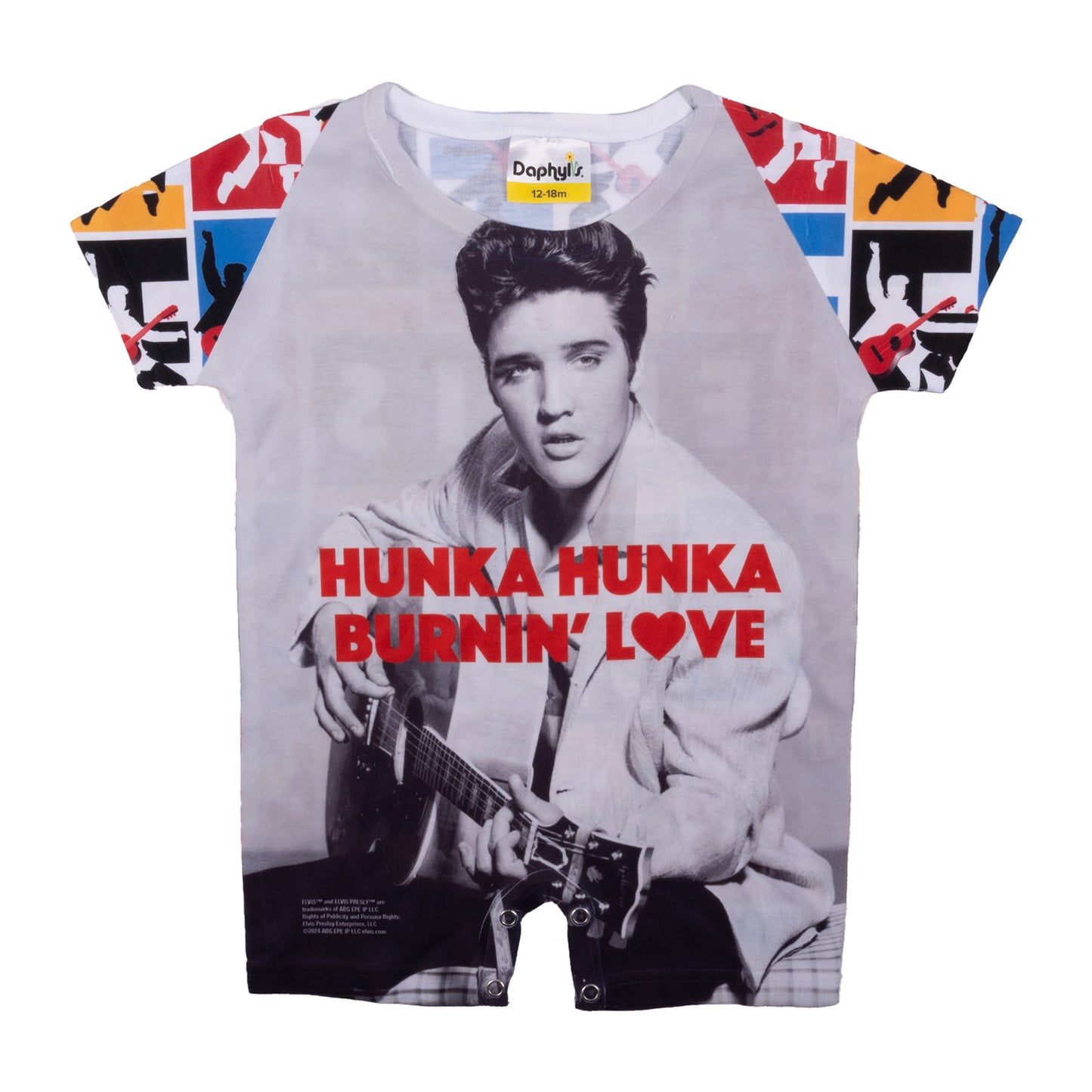 Elvis Hunka Hunka Burnin' Love Baby Romper