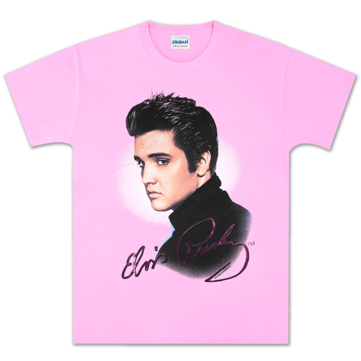 Elvis Pink Foil T-Shirt