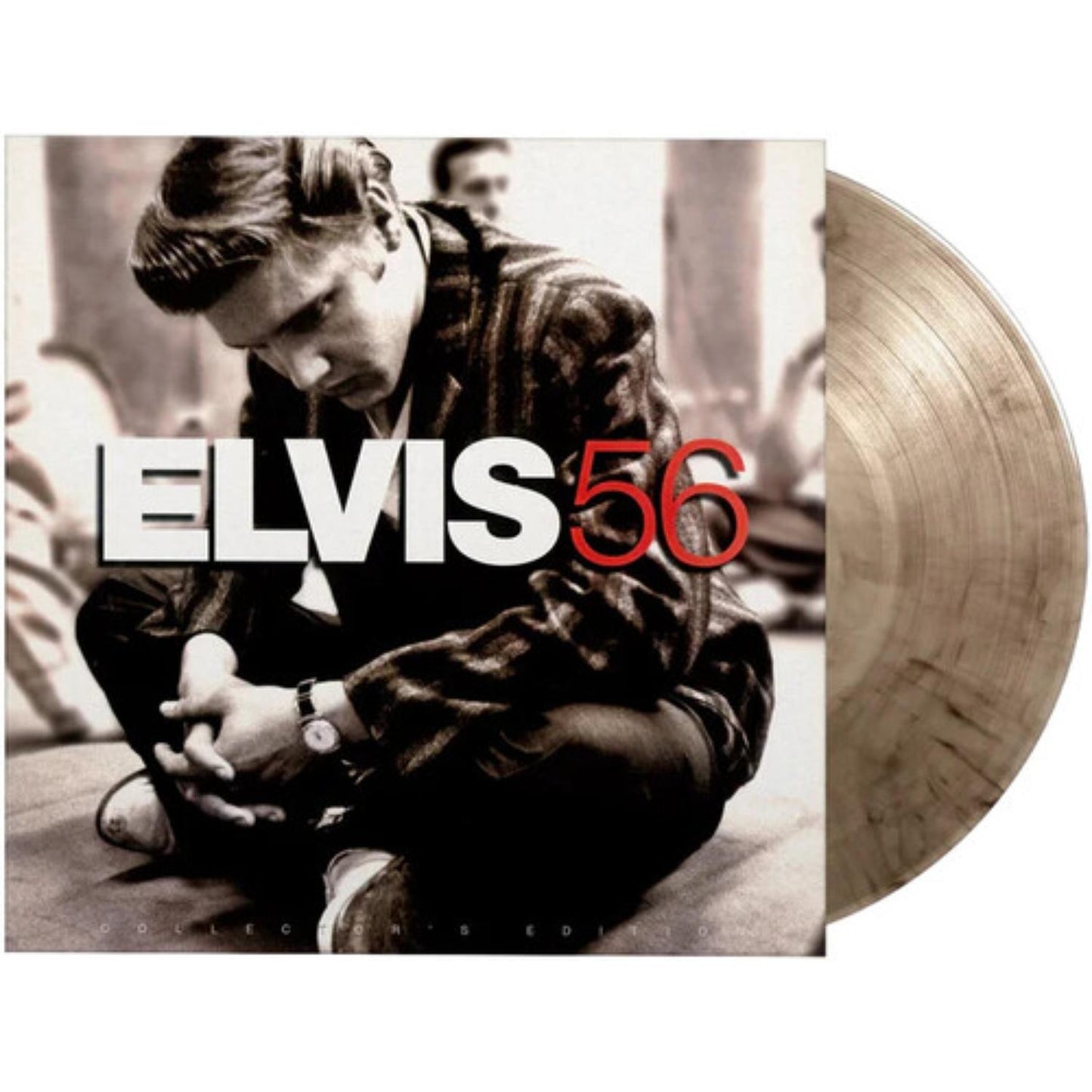 Elvis 56 - Import Limited 180g Crystal Clear & Black Marble Colored Vinyl LP