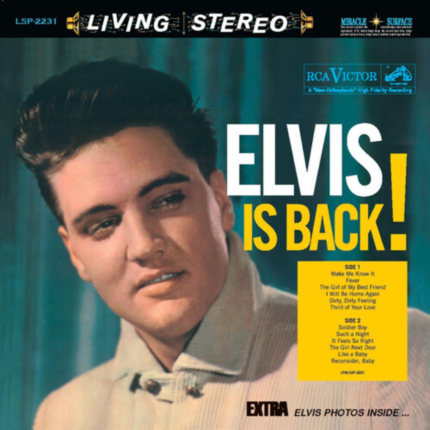 Elvis Is Back LP