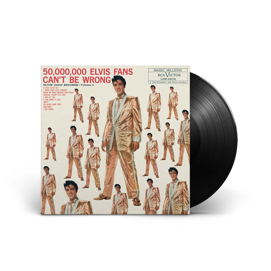 50,000,000 ELVIS FANS CAN'T BE WRONG: ELVIS' GOLD RECORDS, VOLUME 2 140g Vinyl LP