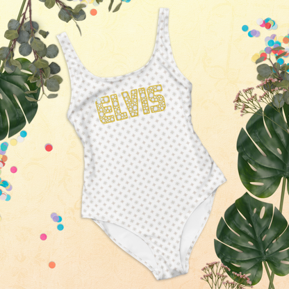 Elvis Gold Name One-Piece Swimsuit
