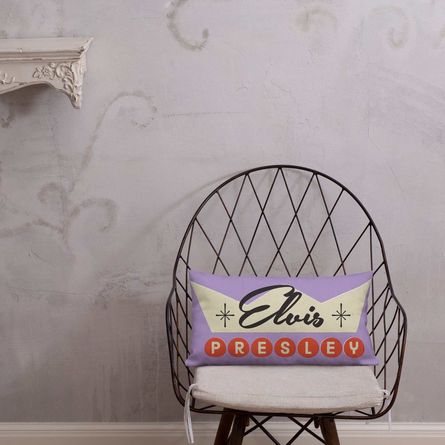 Elvis Rock 'N' Roll Crown Throw Pillow – Shop Elvis Exclusive
