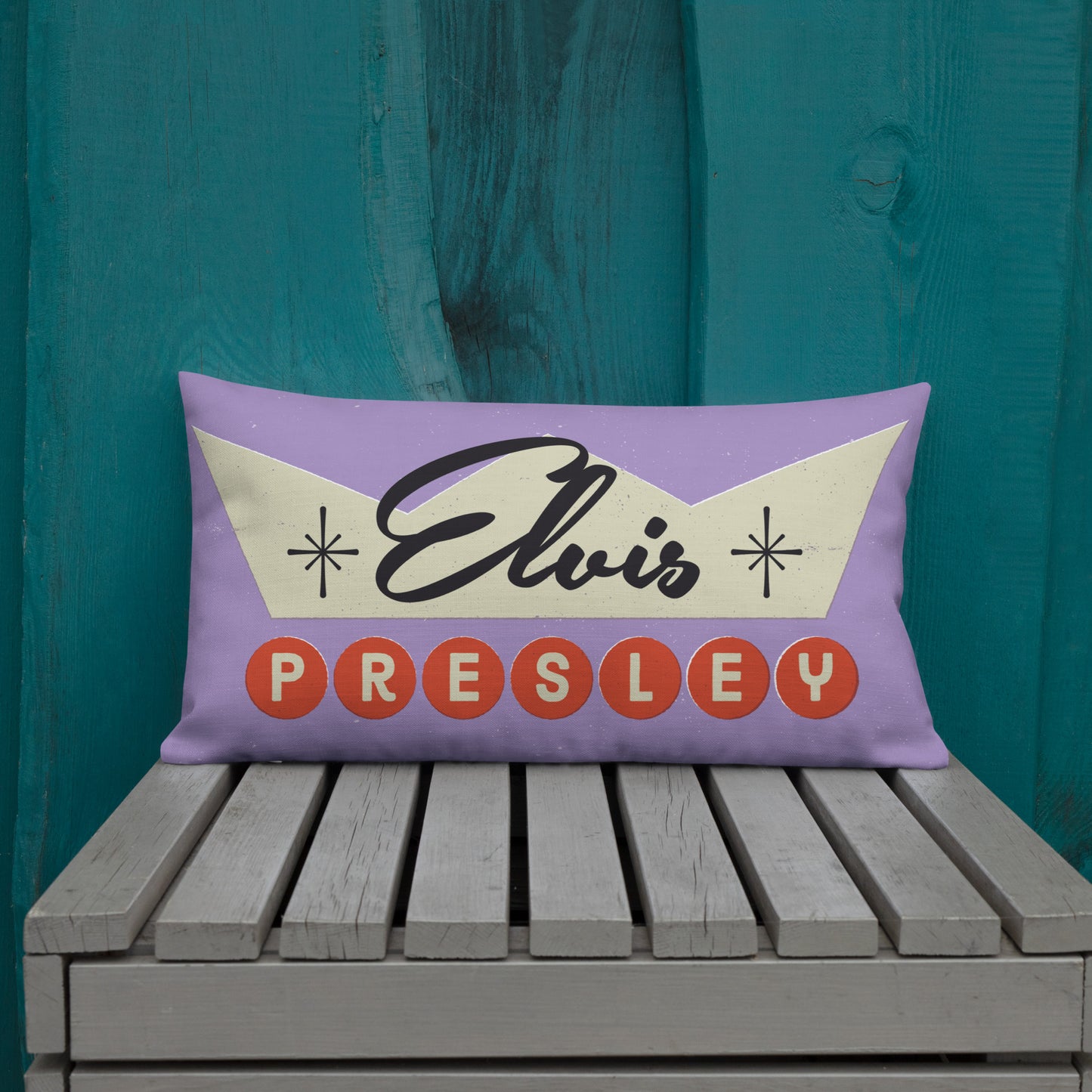 Elvis Rock 'N' Roll Crown Throw Pillow – Shop Elvis Exclusive
