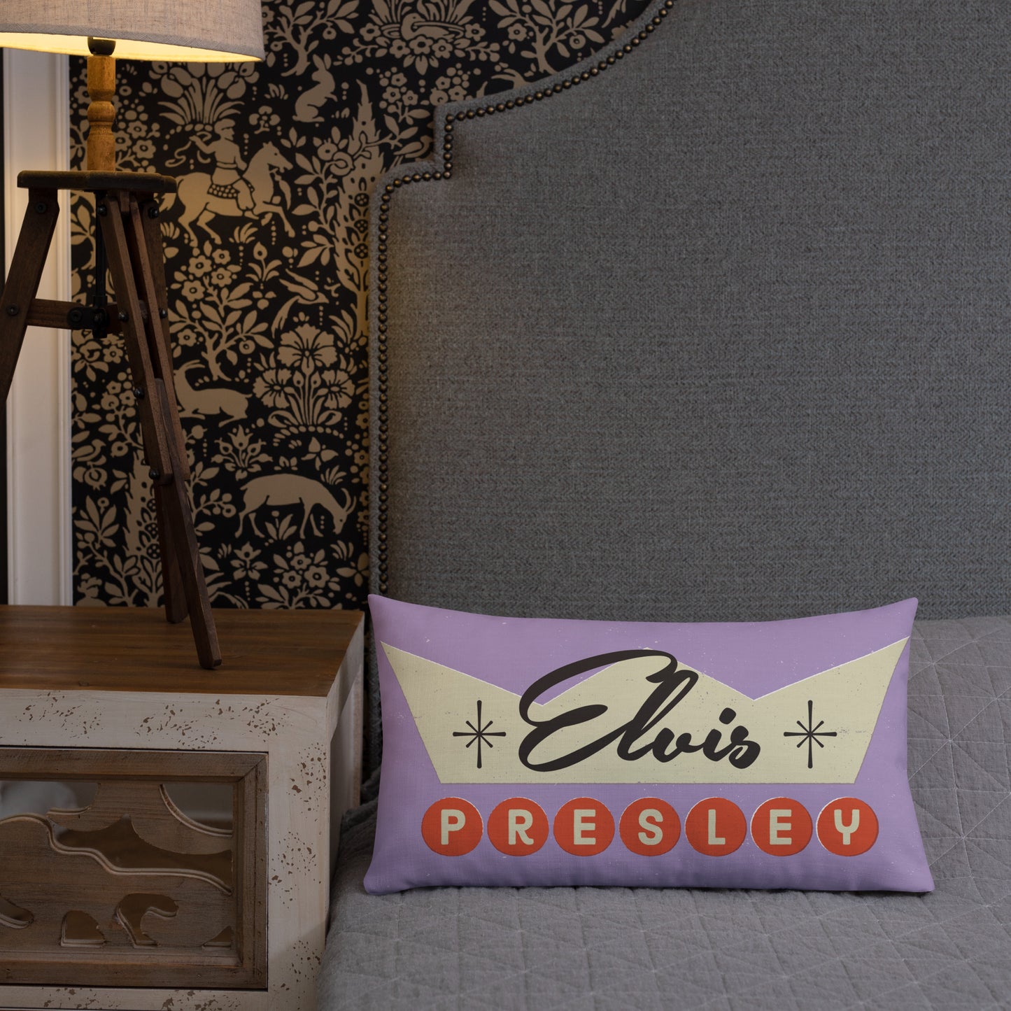 Elvis Rock 'N' Roll Crown Throw Pillow – Shop Elvis Exclusive