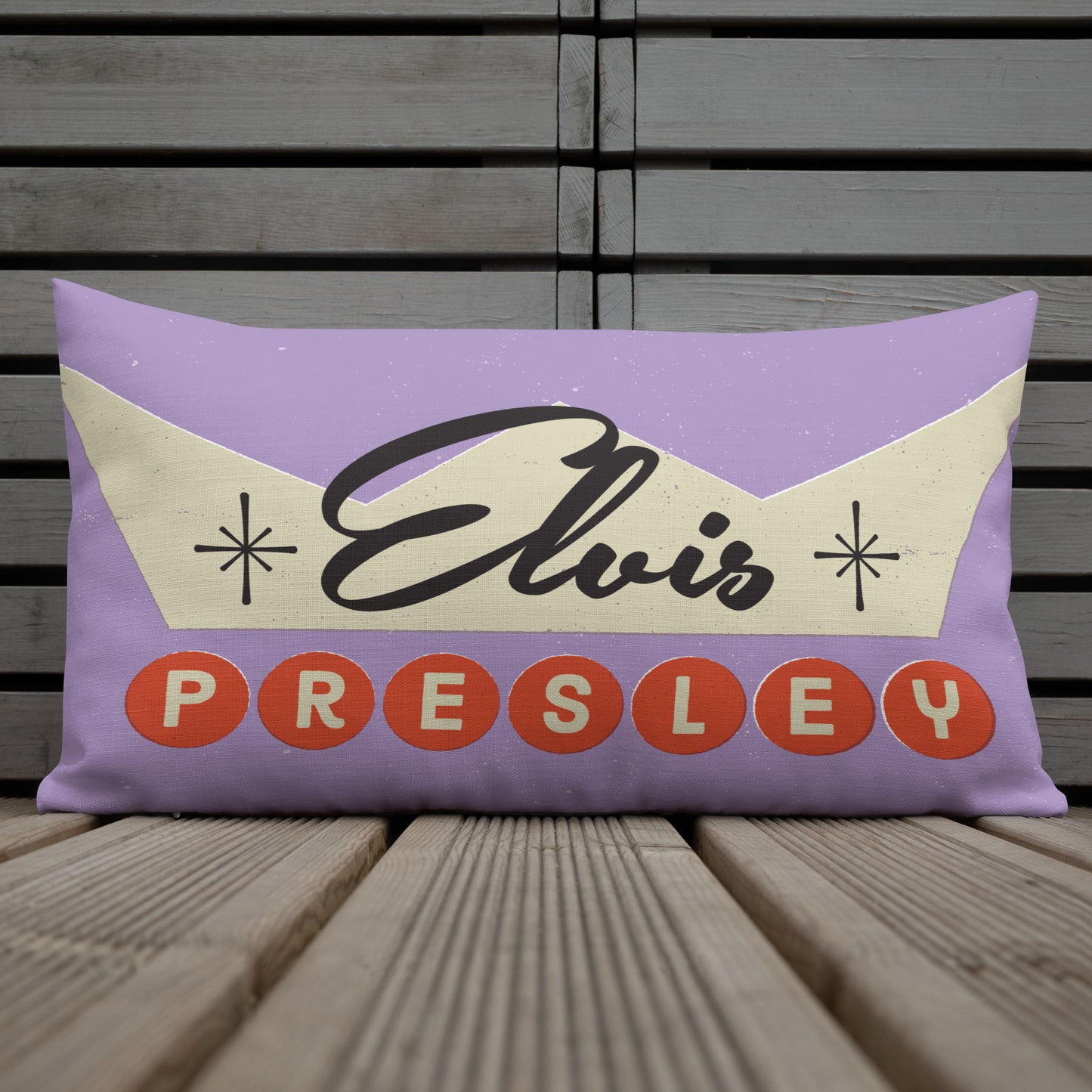 Elvis Rock 'N' Roll Crown Throw Pillow – Shop Elvis Exclusive