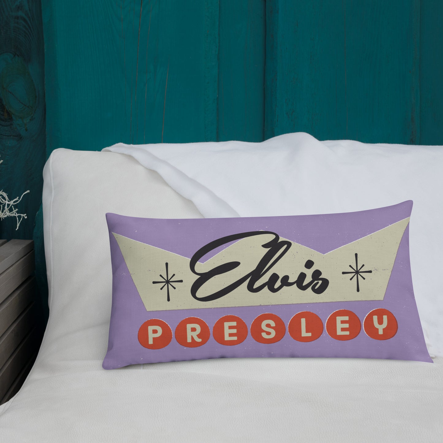 Elvis Rock 'N' Roll Crown Throw Pillow – Shop Elvis Exclusive