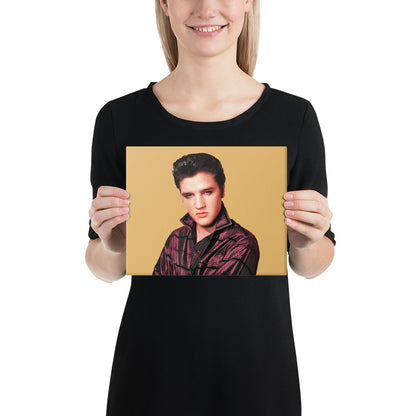 Elvis Stare 8" x 10" Canvas Print