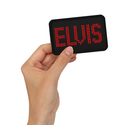 Elvis ’68 Embroidered Patch, 3-Inch