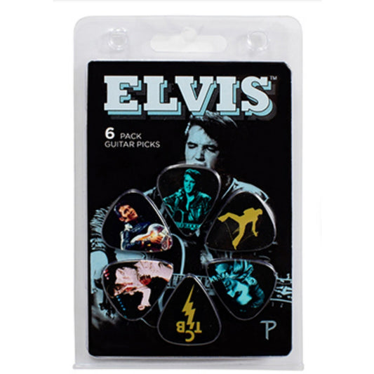 Elvis Guitar Pick 6 Pack
