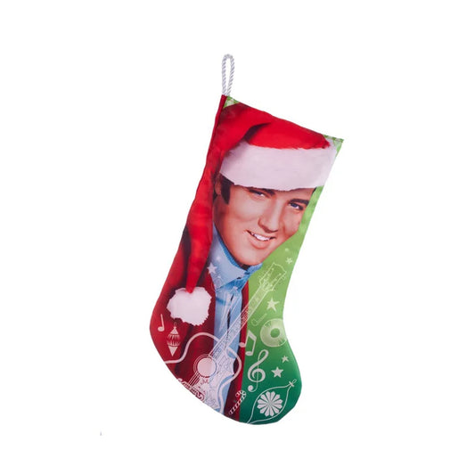 Elvis Santa Hat 19" Stocking