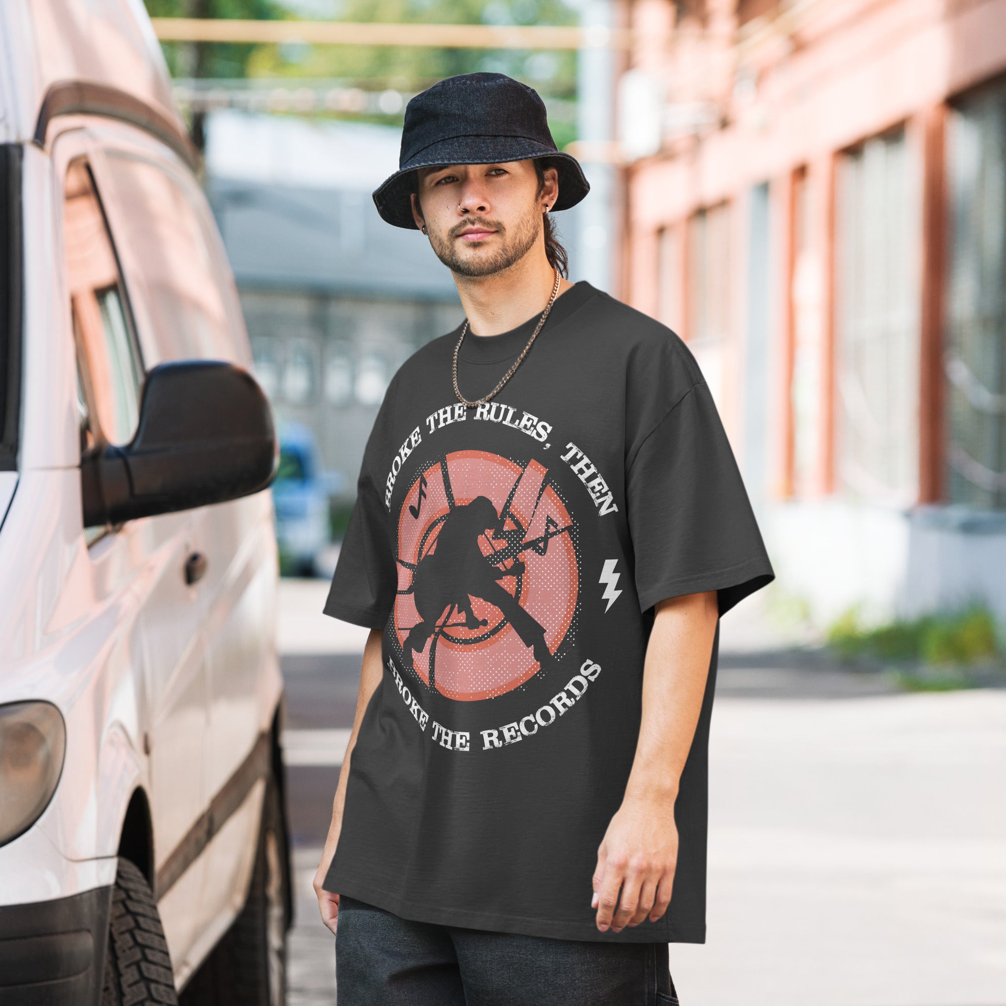 Elvis Broke The Rules Oversized Unisex T-Shirt | Shop Elvis Exclusive