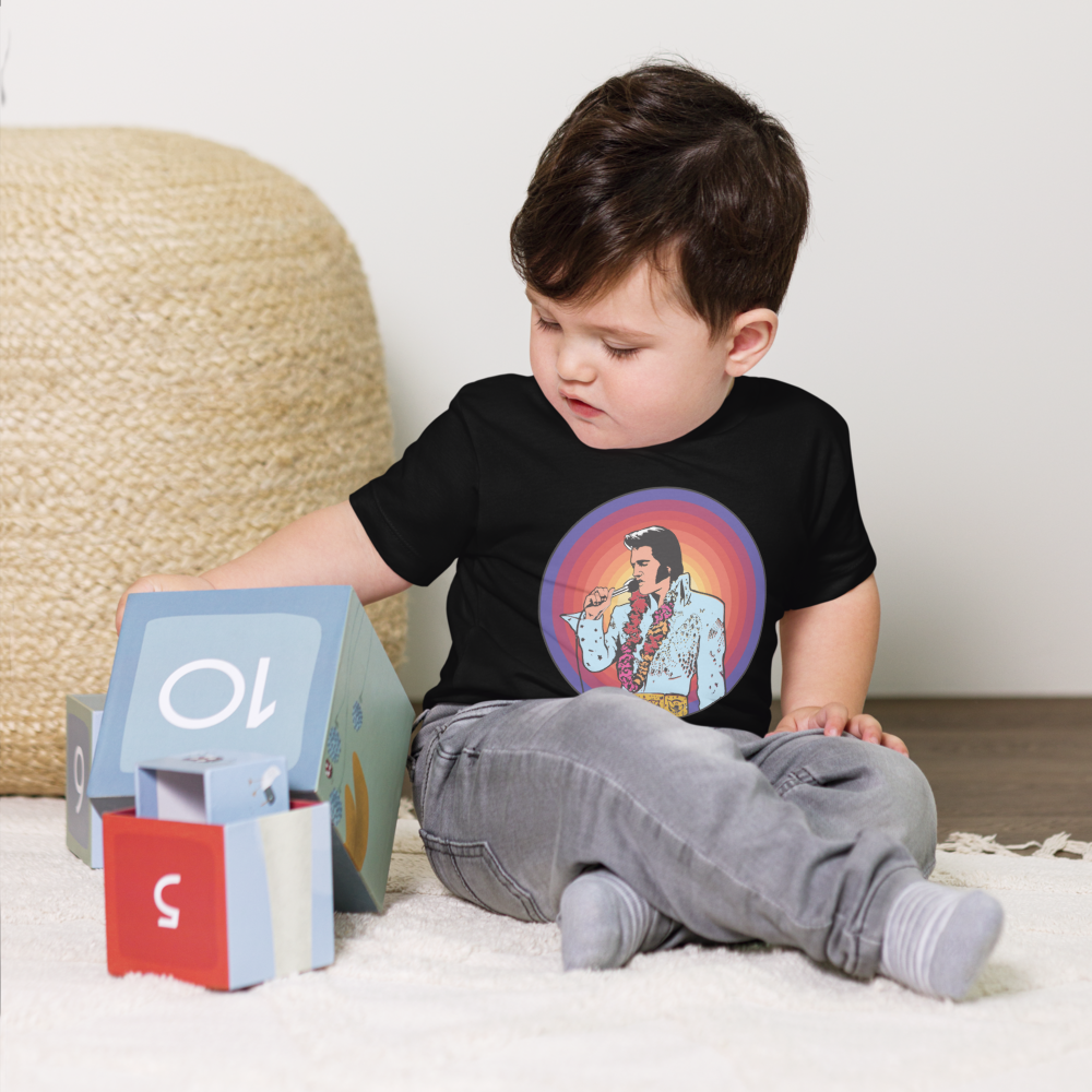 Elvis Gritty Pop Toddler Short Sleeve T-shirt